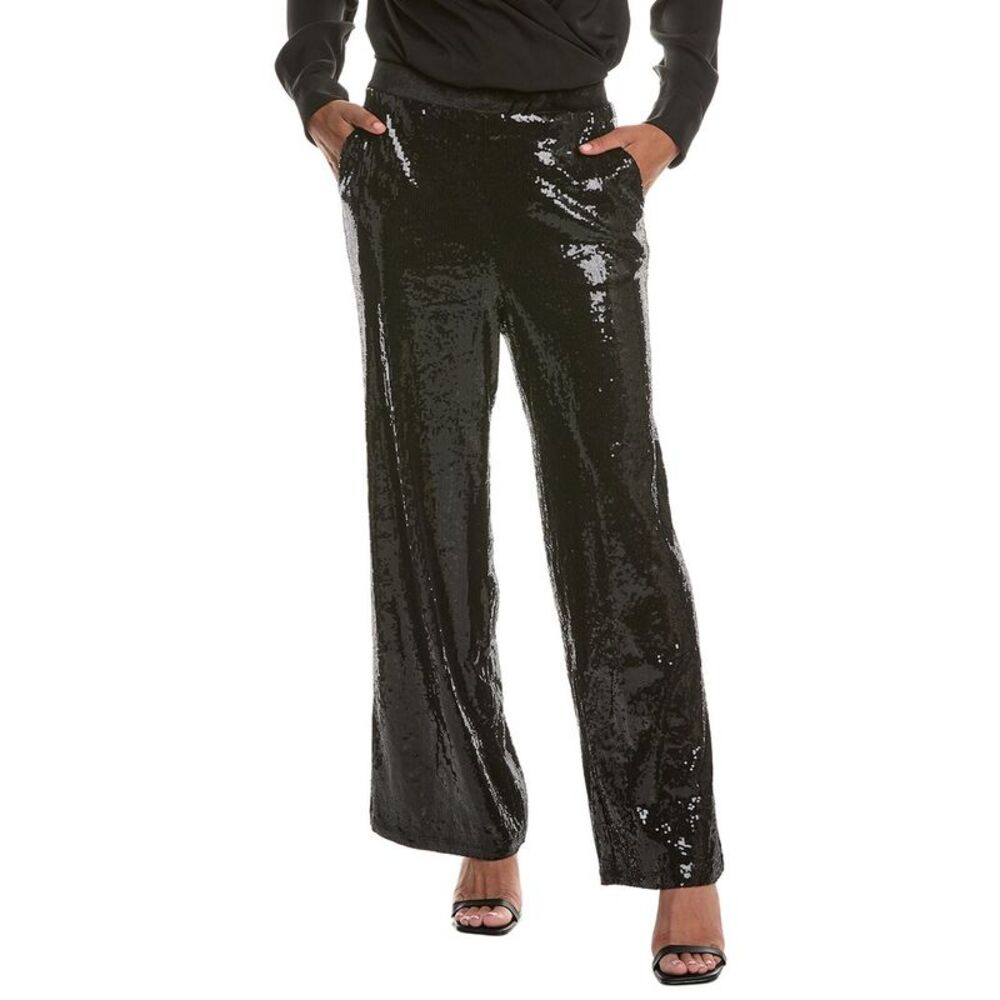 Jude Connally Womens  Nicolette Sequin Pant, Black